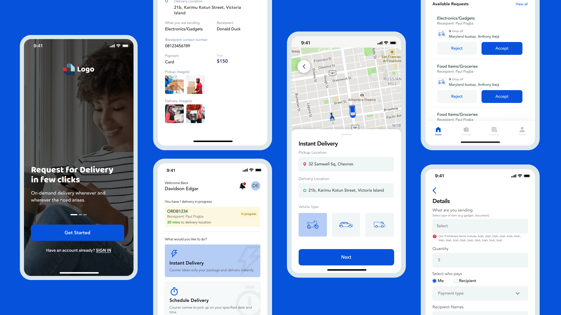 pickup and delivery app development company